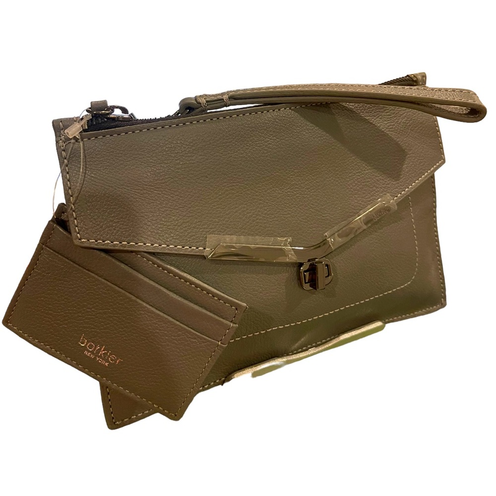 Botkier New York Leather Clutch wristlet Bag wallet purse.